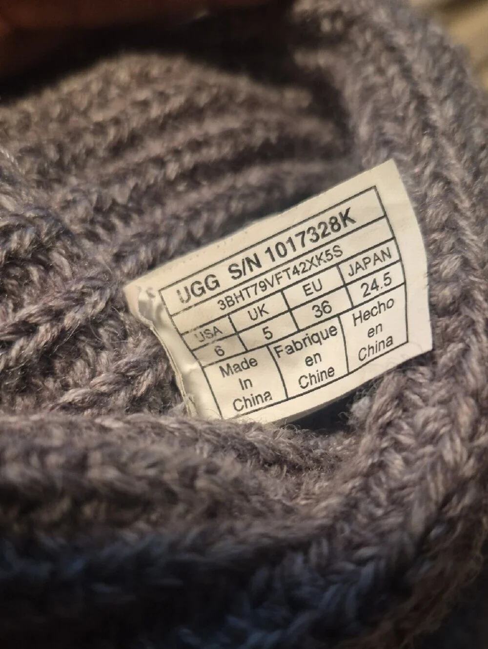 UGG knit slouch
